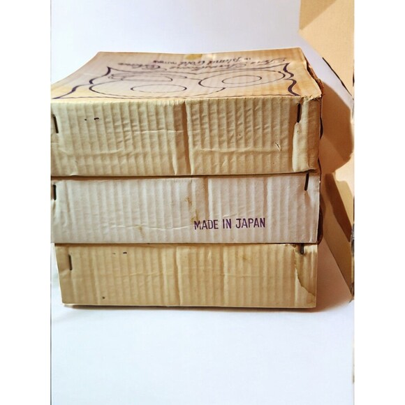 Lot of 6 Royalton Island Gold Soup Plates – Vintage Japan – 3 Boxed Sets - Picture 8 of 9